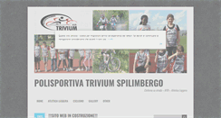 Desktop Screenshot of polisportivatrivium.it